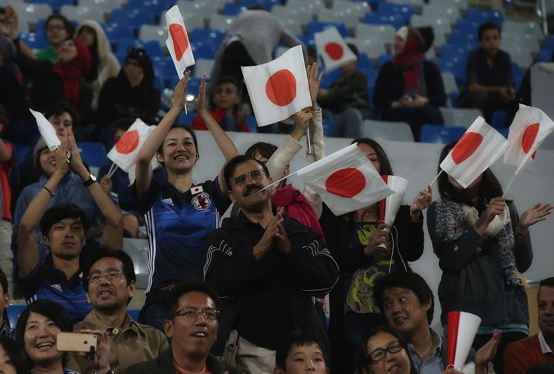 日本サポーターも応援に駆けつけた [写真]=Getty Images