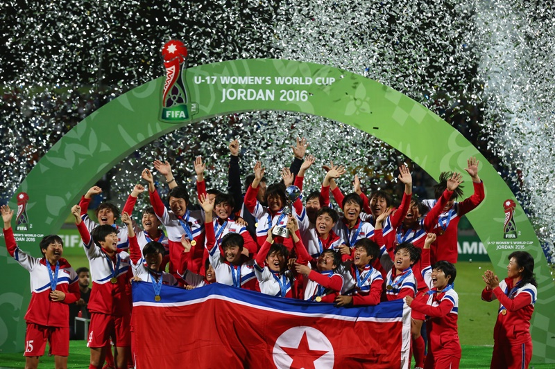 北朝鮮がU－17女子W杯を制した [写真]＝FIFA via Getty Images