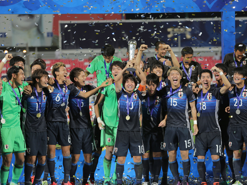 Jリーグ村井チェアマン U19代表のアジア制覇を祝福 引き続き育成環境の整備を サッカーキング Jリーグ村井チェアマン U19代表のアジア制覇を祝福 引き続き育成環境の整備を サッカーキング