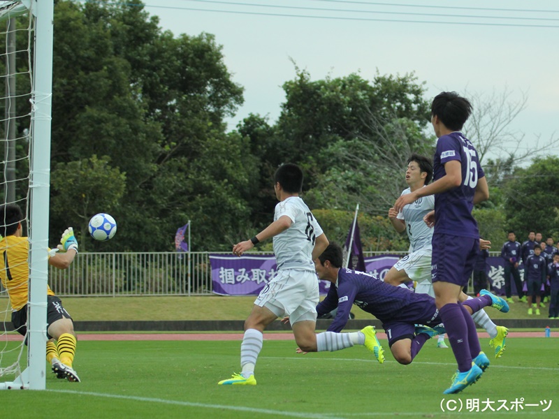 順天堂大に敗れた明治大は16試合ぶりの黒星、連勝も11でストップ