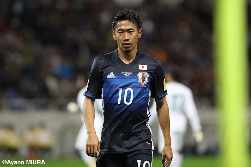 ベンチスタートとなり、後半途中からピッチに立った香川　[写真]＝三浦彩乃