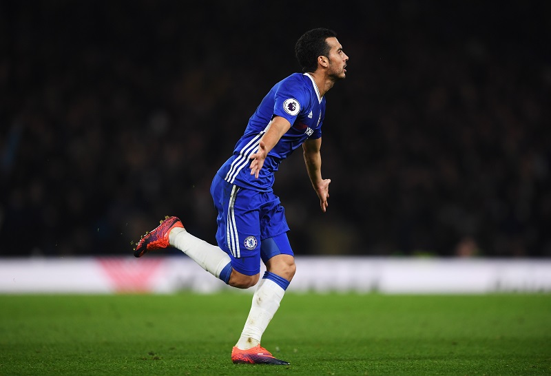 同点ゴールを挙げたチェルシーのペドロ [写真]＝Getty Images