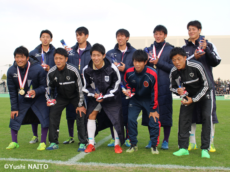 関東大学1部リーグのベストイレブン　[写真]＝内藤悠史