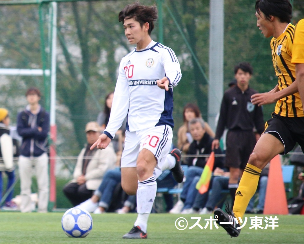 後期リーグ初スタメンの丹代藍人、先制弾で東洋大を勝利に導く