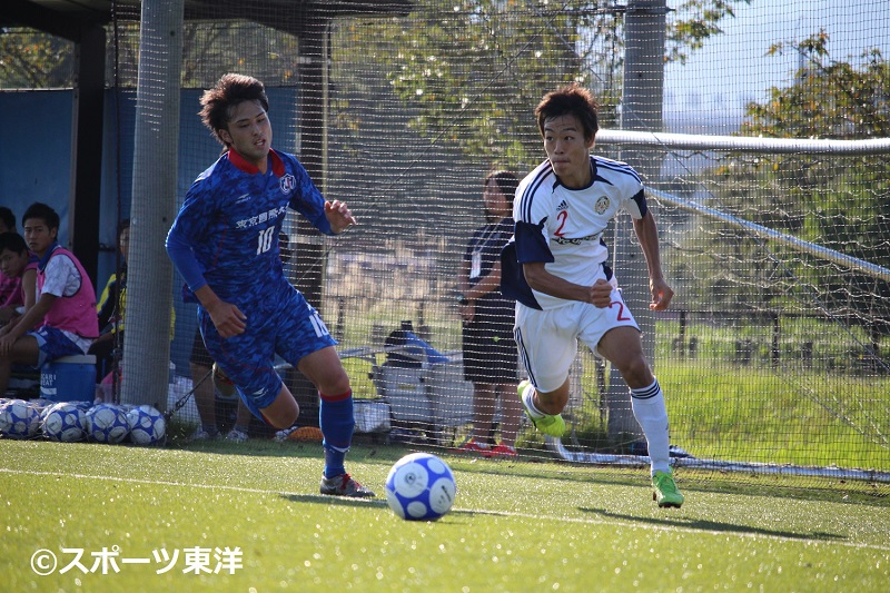 東洋大DF水落敬、笑顔の奥に秘められた挫折