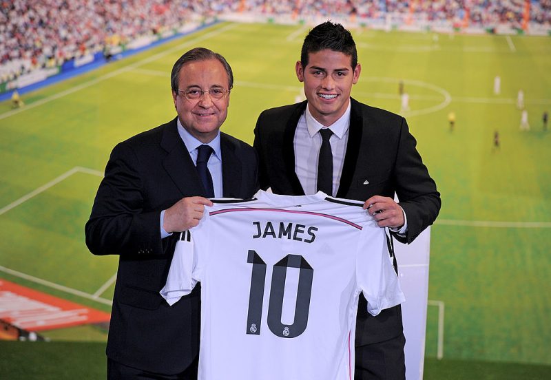 James Rodriguez Officially Unveiled At Real Madrid