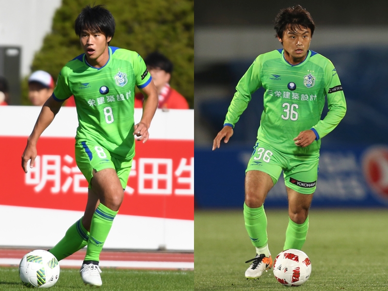 山田直輝、岡本拓也