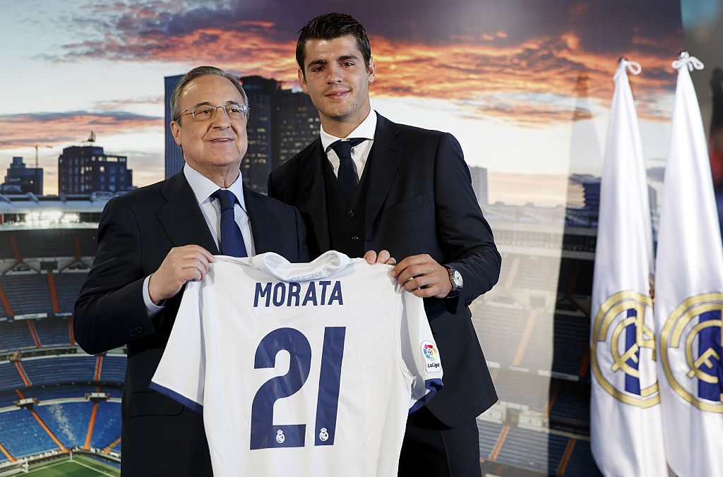 Alvaro Morata Officially Presented by Real Madrid