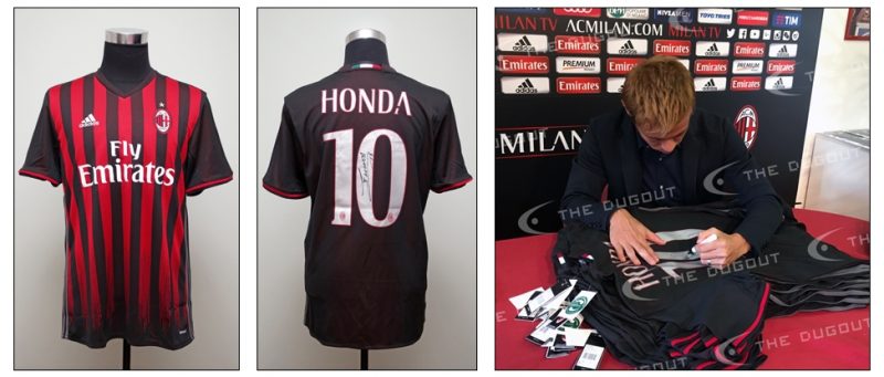 写真・1枚目】証明書付属、本田圭佑の直筆サイン入りグラフィック