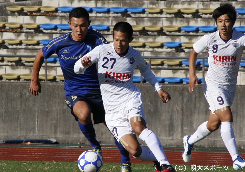 大学3冠目指す明治大が6発圧勝で2回戦突破…ルーキー中村健人は2得点