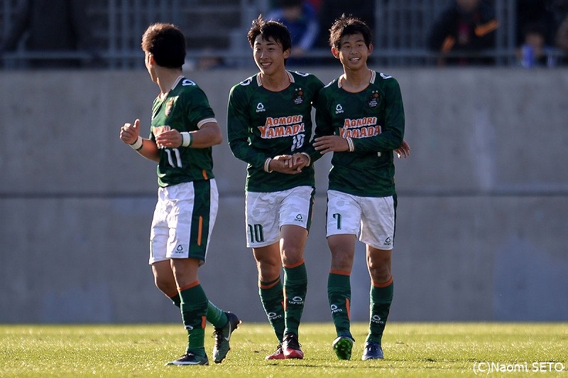 2冠目指す青森山田、5発完勝で初戦突破…千葉内定MF高橋壱晟が先制点