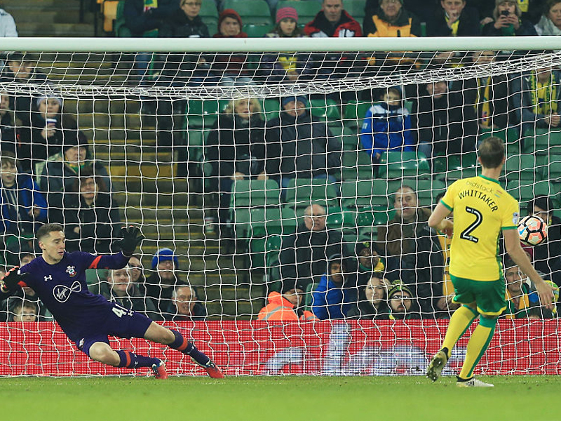 ノリッジのPKが同点ゴールに　[写真]＝Getty Images