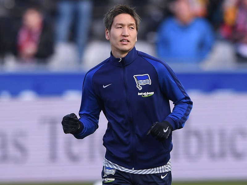 先発から外れた原口元気 [写真]=Getty Images