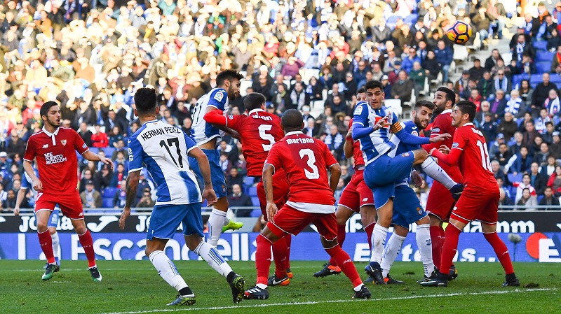 エスパニョールの勝ち越しシーン [写真]=Getty Images