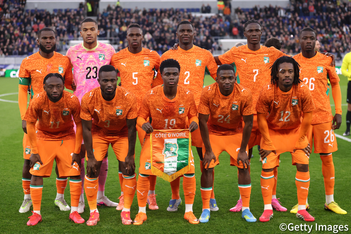 コートジボワール代表集合写真