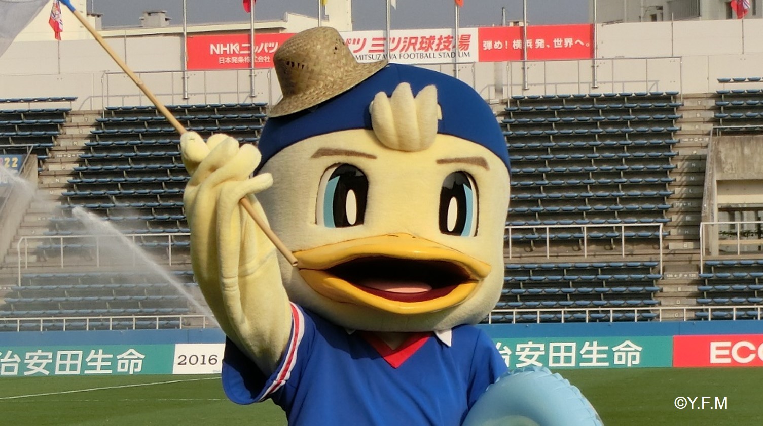 目標は4位！？　マスコット総選挙に出馬中のマリノスケが政見生放送を実施！