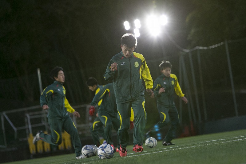 静岡学園のアップジャージ