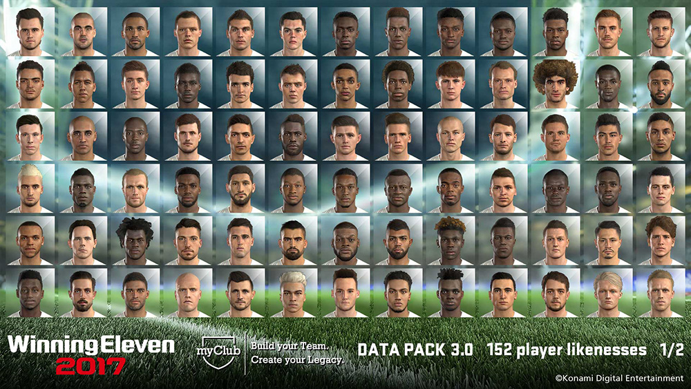 ウイイレ17 データパック3 0配信 100選手以上がリアルフェイスに刷新 サッカーキング