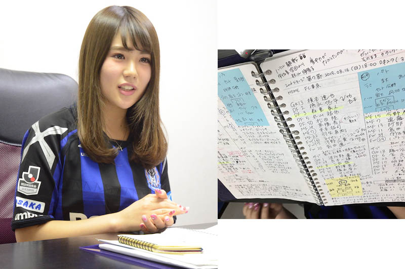 「ディフェンス好きなので、ずっとディフェンスラインの動きを見ているんです」【Jアイドル／蒼井ちあきさん】