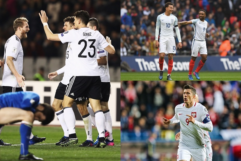 W杯王者ドイツが盤石の5連勝…イングランド、ポーランドも首位キープ／欧州予選第5節