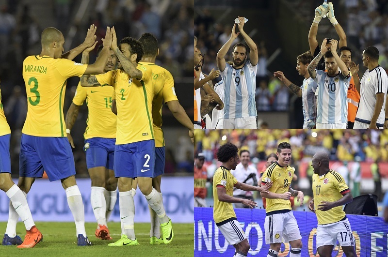 7連勝のブラジルが首位独走 2位以下のw杯出場権争いは大混戦に 南米予選第13節 サッカーキング