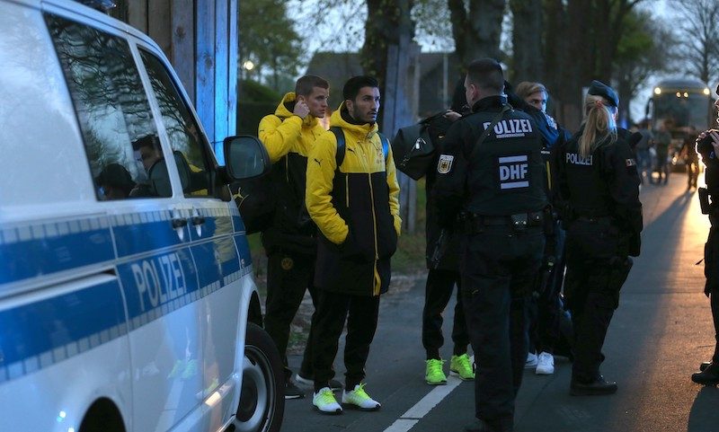 Borussia Dortmund team bus involved in explosion