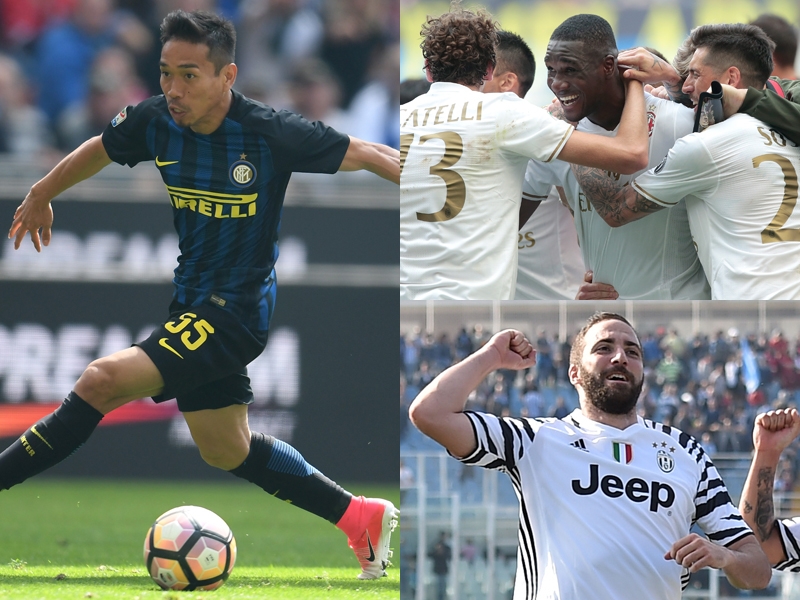 ミラノ・ダービーはドロー、ユーヴェは2位との差広げる／セリエA第32節