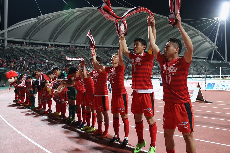 【写真ギャラリー】2017.4.16 2017明治安田生命J2リーグ第8節 ロアッソ熊本 2－0 松本山雅FC（20枚）