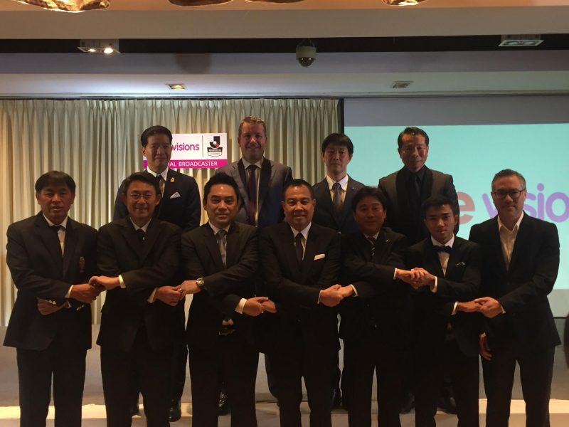 Jリーグ、アジアでの放映拡大に前進…タイの「true vision」がバンコクで会見