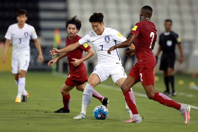 韓国 最下位カタールに痛恨の敗戦 ソン フンミンが前半に負傷交代 サッカーキング
