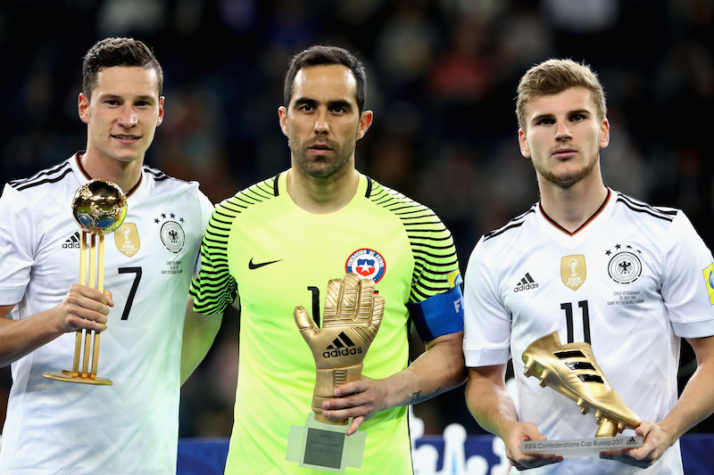 コンフェデ杯mvpはドイツ主将ドラクスラー 最優秀gkは3連続セーブのブラボ サッカーキング