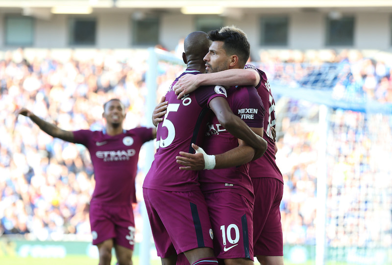 マンc 初昇格ブライトンに苦戦も アグエロ決勝弾で勝利し白星スタート サッカーキング