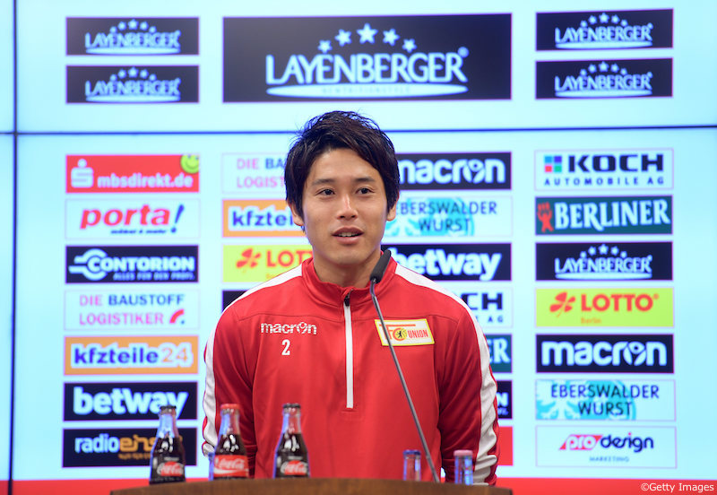 New player Atsuto Uchida of Union Berlin