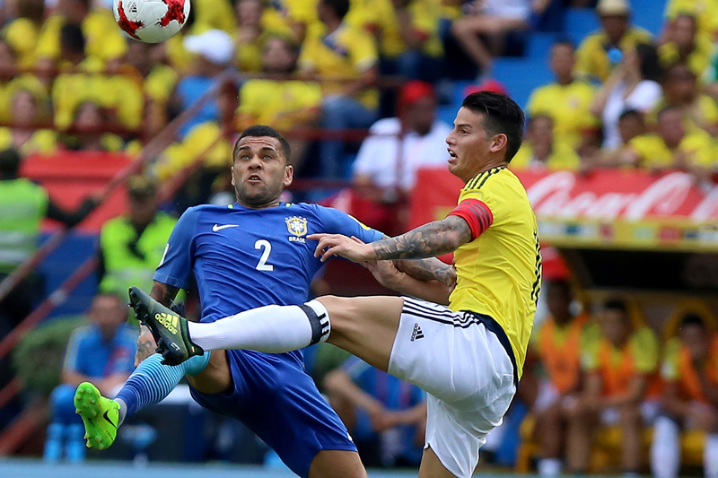 コロンビア 首位突破ブラジルとドロー ファルカオ同点弾で勝ち点1獲得 サッカーキング