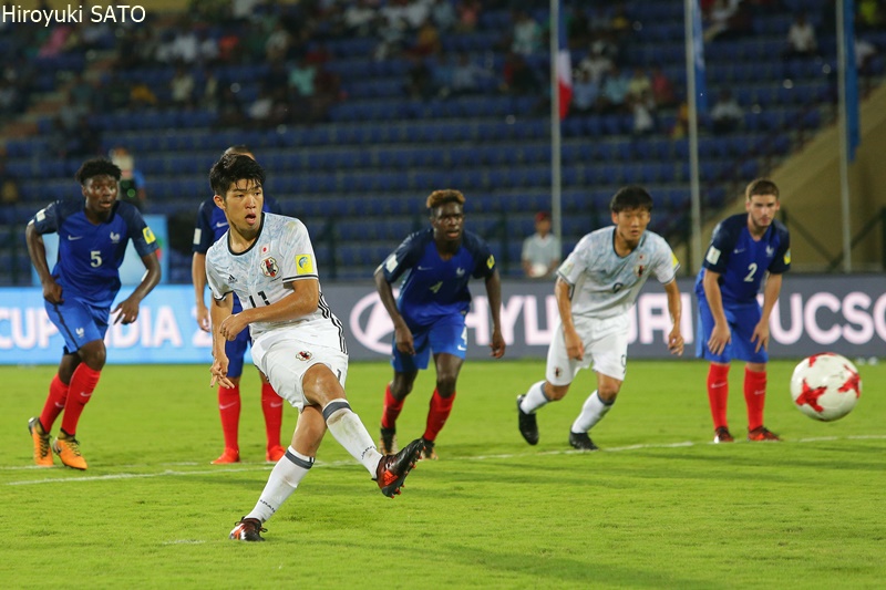 写真ギャラリー 17 10 11 Fifa U 17ワールドカップインド17 U 17日本代表 1 2 U 17フランス代表 サッカーキング