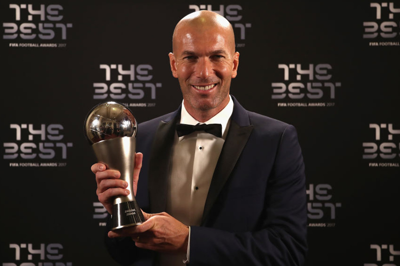 FIFA最優秀監督賞は「努力の賜物」…ジダン「私は世界最高ではない」