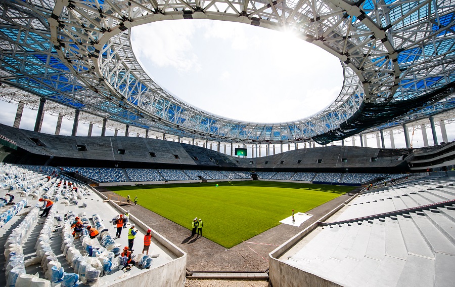 W杯スタジアムガイド ニジニ ノヴゴロド スタジアム ニジニ ノヴゴロド サッカーキング