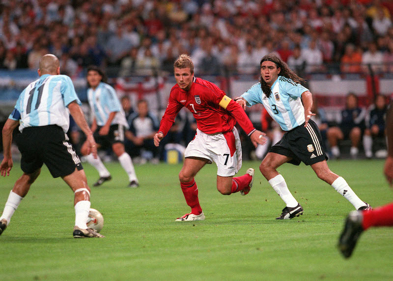 7番BECKHAM02VS BRAZIL決勝戦イングランド代表サッカー2002W 7番BECKHAM02VS BRAZIL決勝戦イングランド代表サッカー2002W