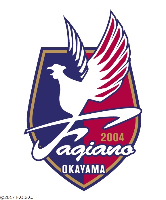 Jリーグ加入10年目を迎える岡山 新クラブエンブレムとロゴを発表 サッカーキング