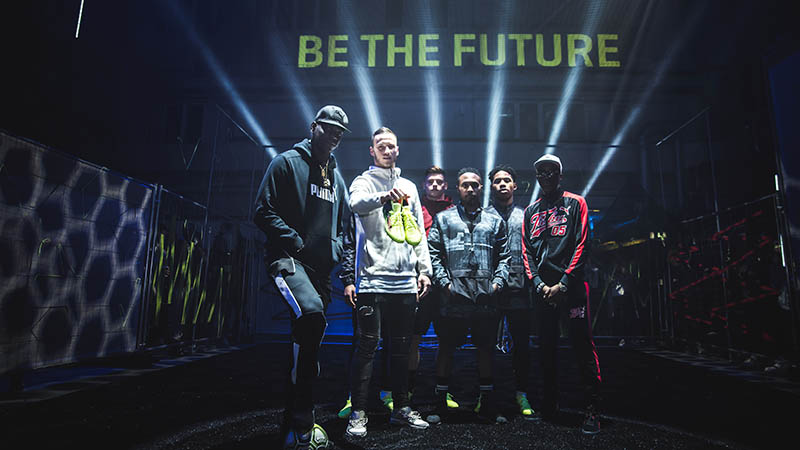 プーマの新スパイク「FUTURE」のお披露目イベントがロンドンで開催