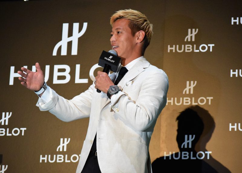 イベントに登場した本田圭佑、ロシアW杯は「“予選敗退”という確率が高いかもしれないが…」