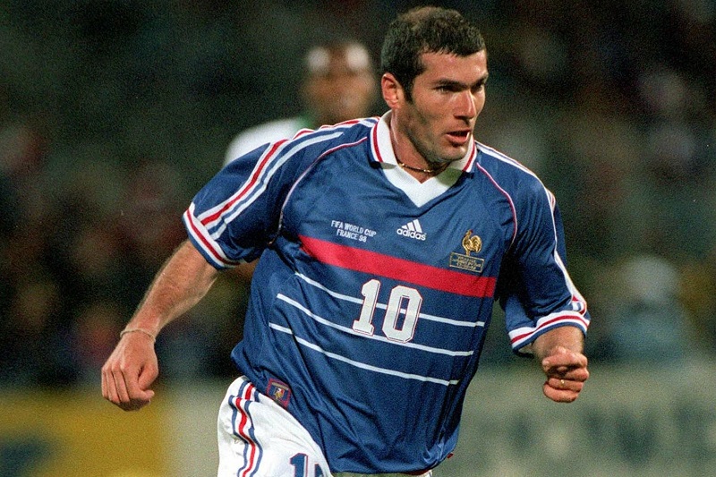 ワールドカップ 1998 フランス代表 ユニフォーム ジダン library 