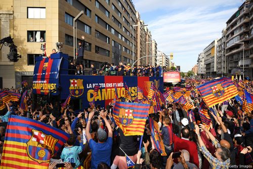 FC Barcelona Victory Parade