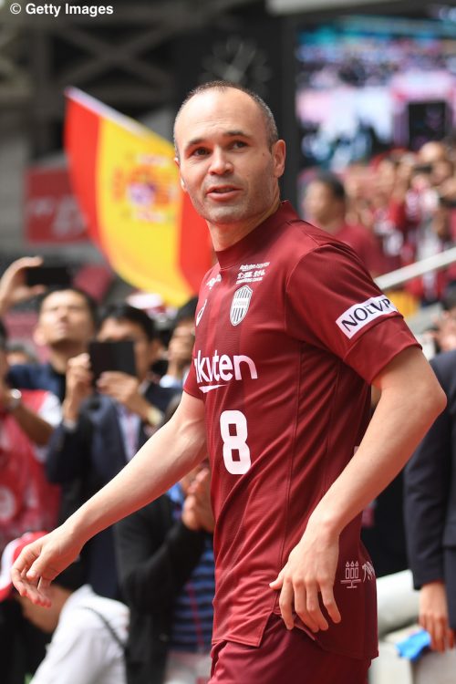 Andres Iniesta Meets Vissel Kobe Supporters