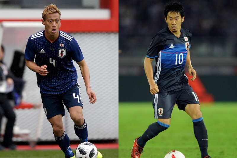 本田圭佑　香川真司