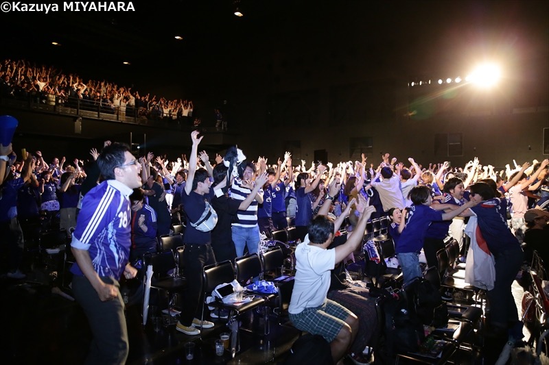 ベルギー代表vs日本代表戦のパブリックビューイング開催! Zepp Namba