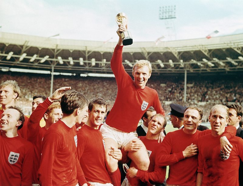 English Team and Bobby Moore After World Cup Victory