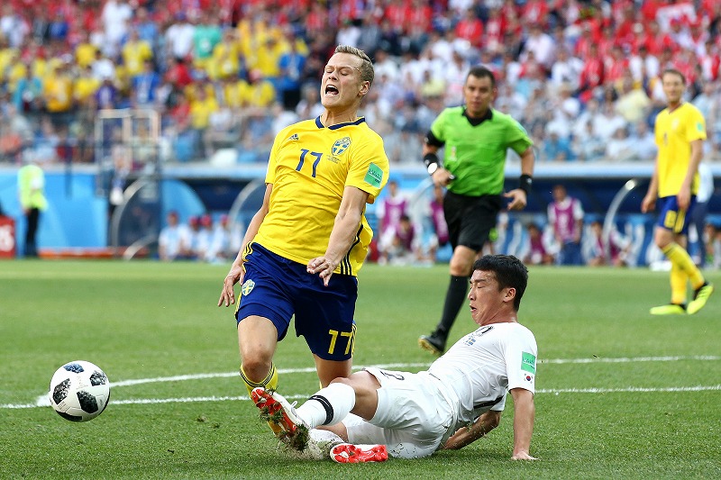 キャプテンのpk弾でスウェーデンが勝利 韓国は2大会ぶりの白星ならず サッカーキング