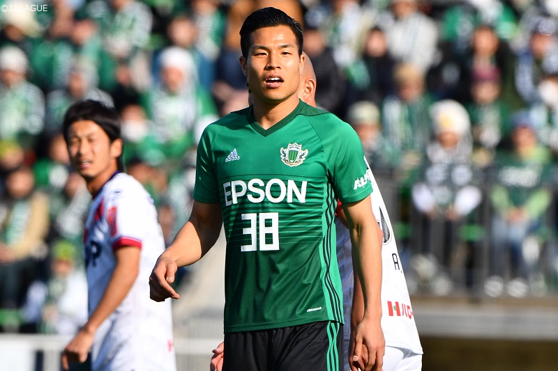【ライターコラムfrom松本】「武神」が舞い降りた？　“ツキ”を取り戻した永井龍、J2平定へ全開
