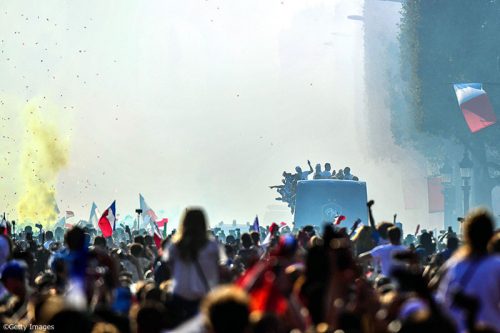 France Victory Celebration - FIFA World Cup 2018